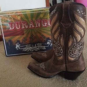 DURANGO womens cowboy boots sz8